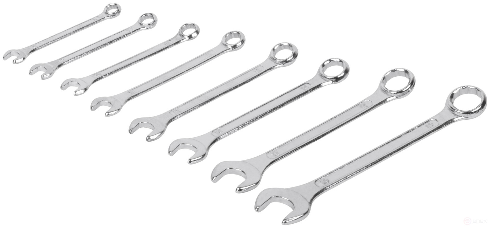 Ключи комбинированные "Стандарт", набор 8 шт. ( 8-19 мм )