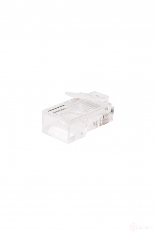 WRline WR-8P8C-C5E Коннектор RJ-45 под витую пару, категория 5e, неэкранированный, универсальный (100 шт в упак.)