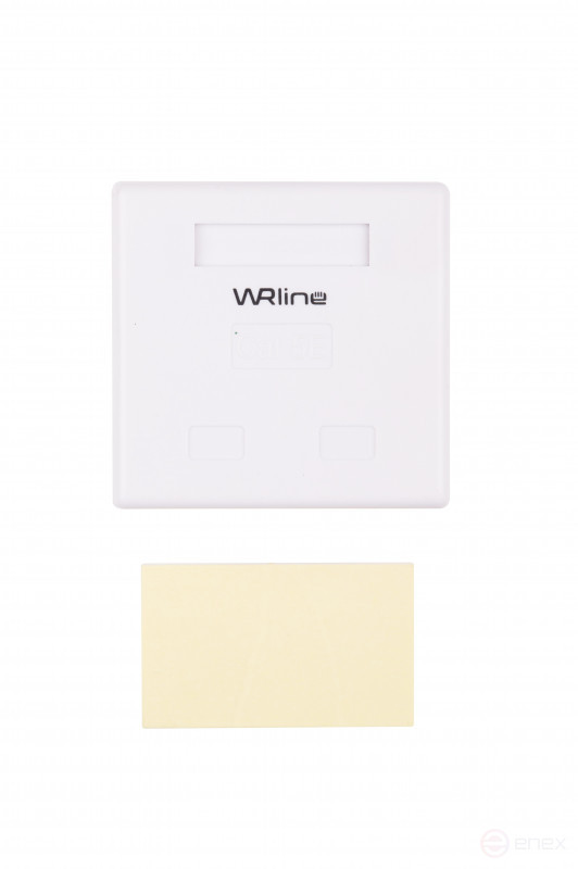 WRline WR-WS-8P8C-C5E-SH-2 Computer socket RJ-45, category 5e, shielded, double, external, Dual IDC, color white