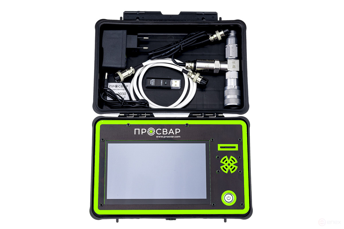 Welding process automation and logging unit PROSVAR Inspector with battery