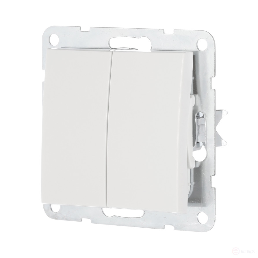 Выключатель 2-кл.(схема 5) 16 A, 250 B (белый) LK60