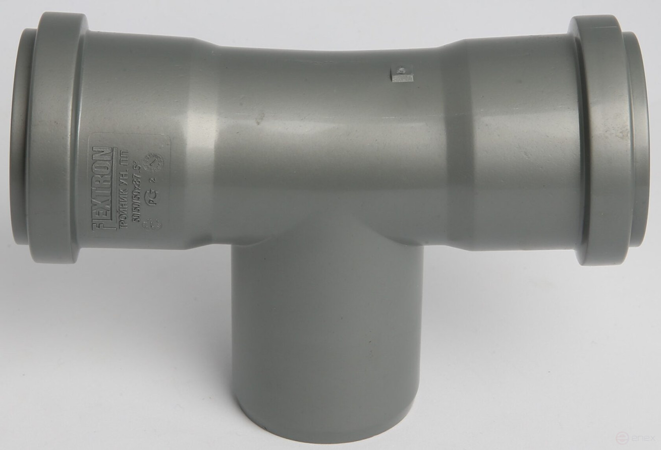 Тройник универсальный 50х50 мм 90 (87,5) градусов Flextron