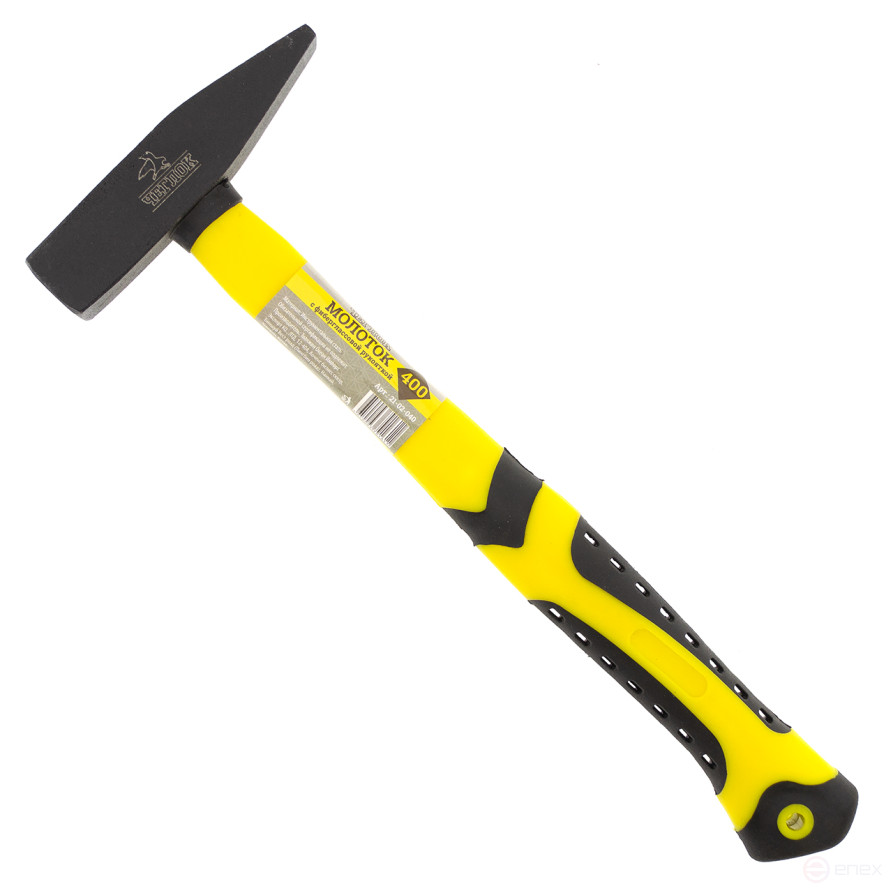 Молоток с фиберглассовой ручкой 400г, ЧЕГЛОК