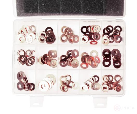 Шайба медная под форсунки (в боксе) 150шт. JTC