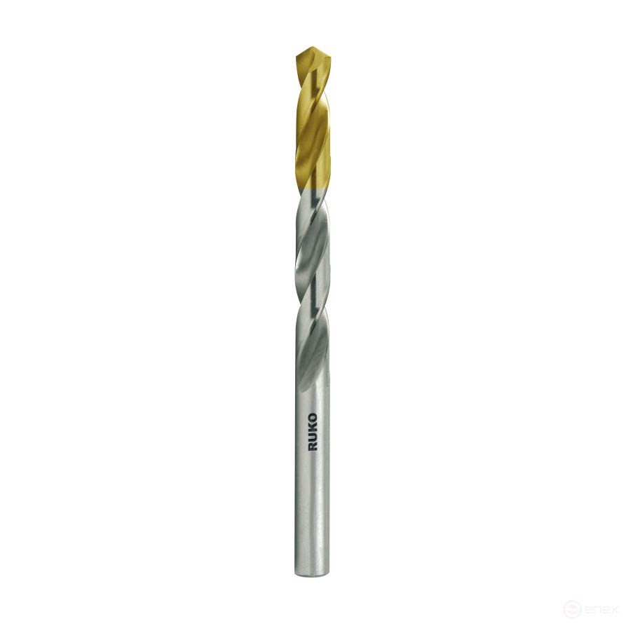 Сверло спиральное HSS-G N, с титан-нитридным покрытием TiN Ø 1