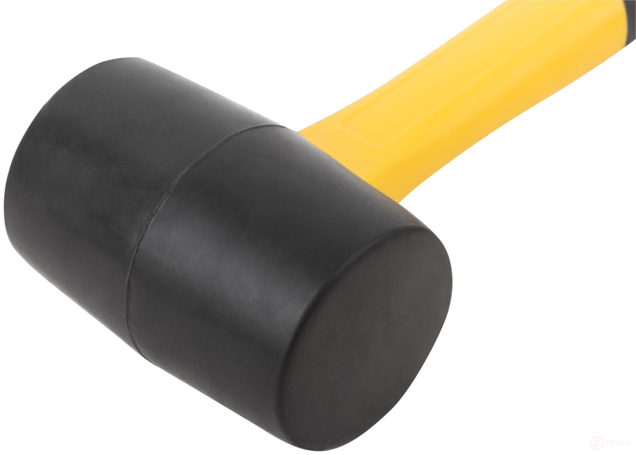 Киянка резиновая, фиберглассовая ручка 45 мм (230 гр)