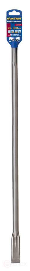 Зубило SDS-MAX плоское ПРАКТИКА 25 х 600 мм спец заточка (243-875)