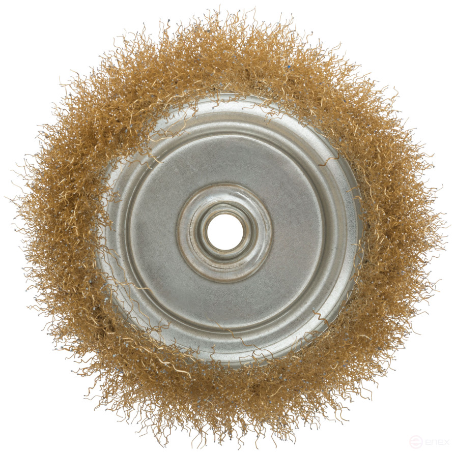 Korschetka, type "cup", nut M14, latuned steel wavy wire 150 mm