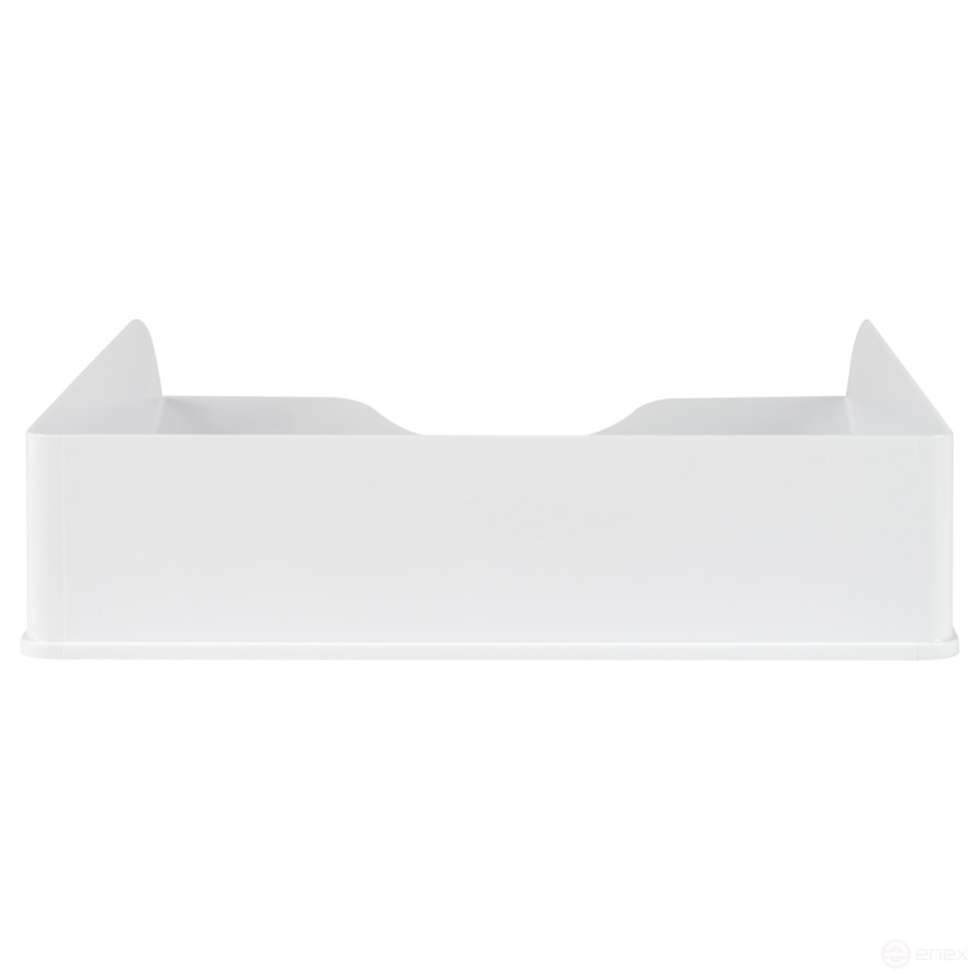 Лоток для бумаг горизонтальный СТАММ "Дельта", белый