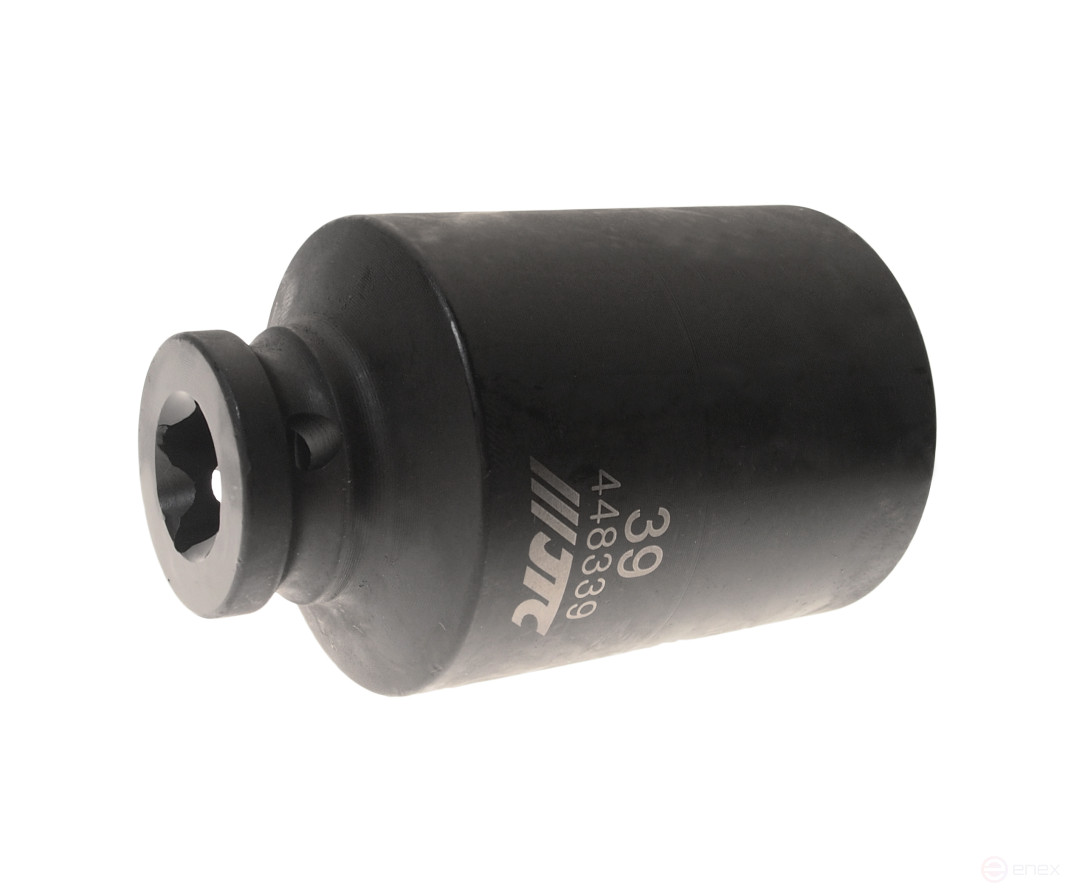 Головка торцевая ударная тонкостенная 12-гранная 1/2" х 39мм, длина 82мм JTC /1