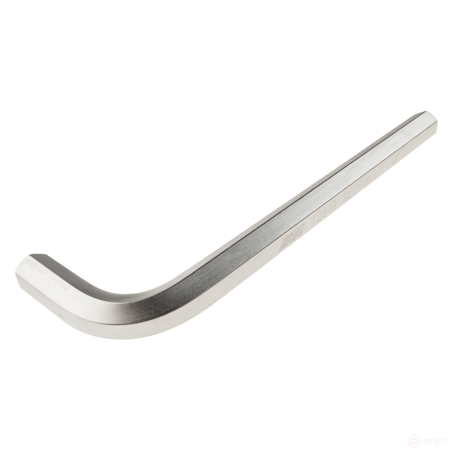 Ключ шестигранный Г-образный удлиненный H19, длина 270мм JTC /1/10