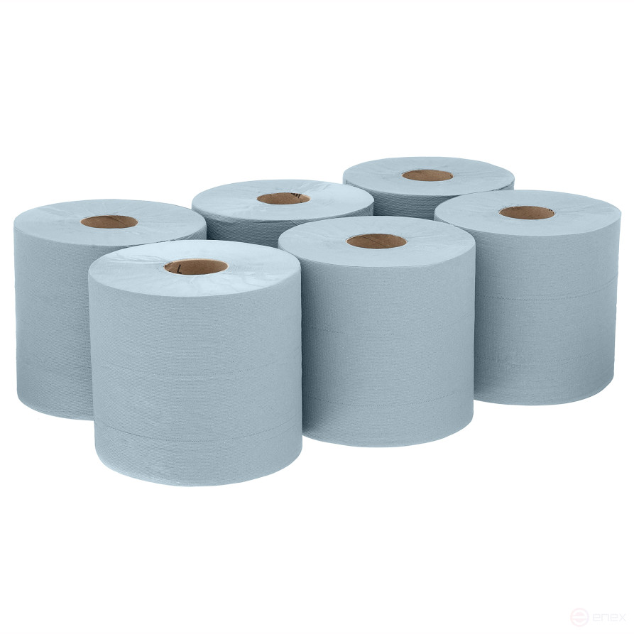 WypAll® L10 EXTRA Cleaning Material - Controlled Feed Roll / Blue (6 Rolls x 525 sheets)