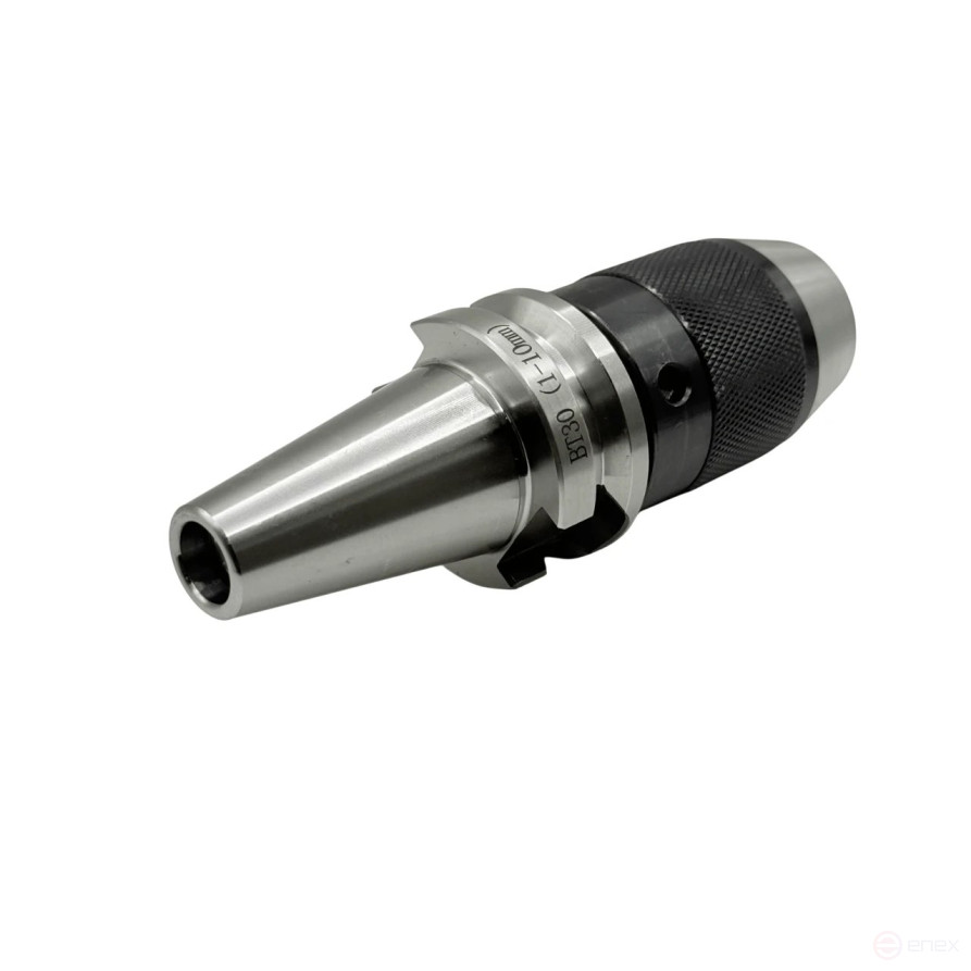 Self-locking drilling chuck PSS 10 (1.0-10.0), with shank BT30, type BT30-APU10-80 TORNERI T027210