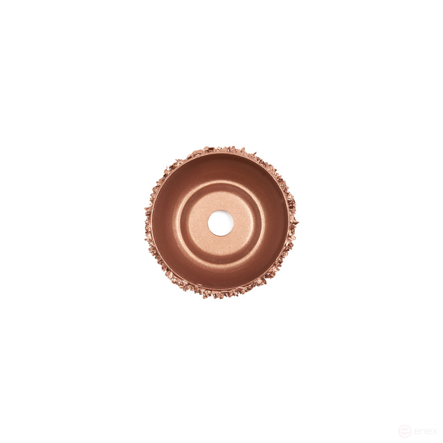 NS05-6116 Rough hemisphere, Ø50x19mm, AH 9.5mm, 16 Grit