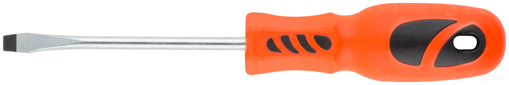 Screwdriver, CrV steel, plastic handle SL6 x 100 mm