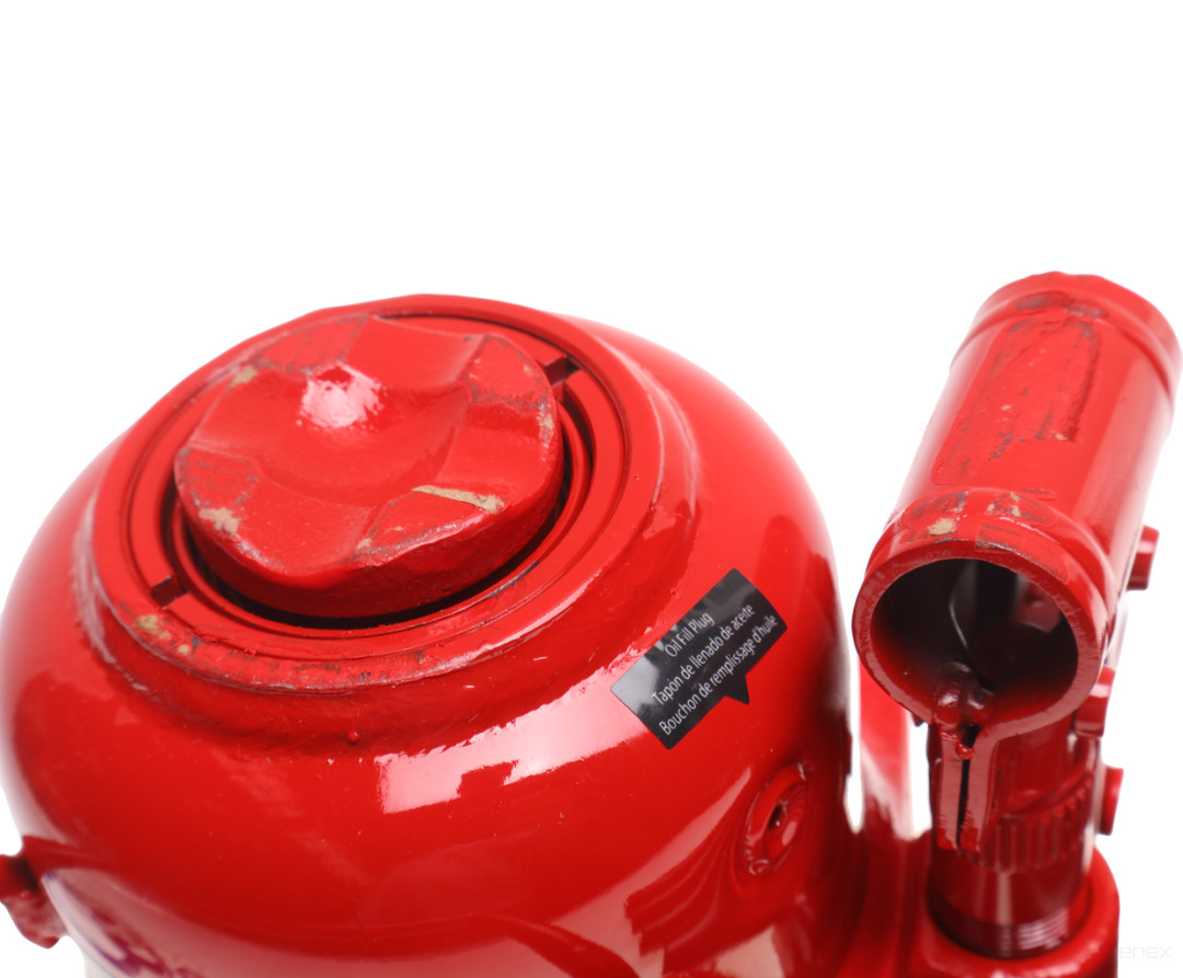 Bottle jack 10t 125-215mm low-profile 2-plunger GTE