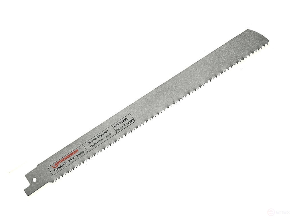Saw blade for ROTIGER HSS 290x25x1.6 mm /TPI 6-8