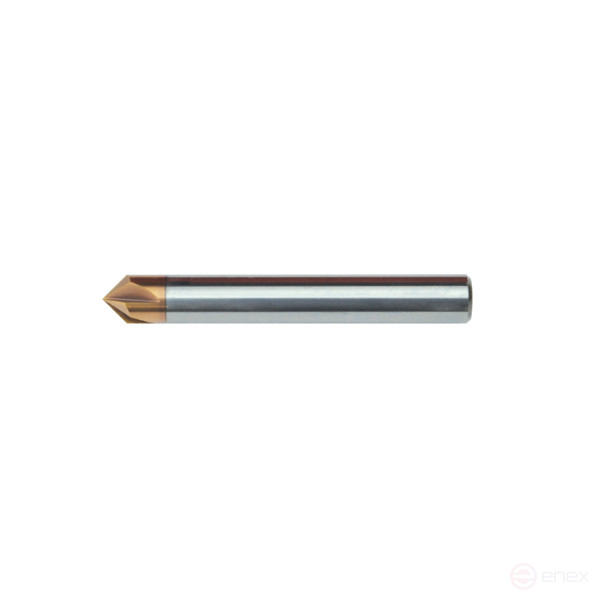 Carbide milling cutter D10x5x100 Z4 90° TiSiN