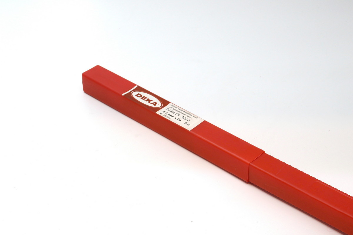 Copper-plated rod DEKA ER70S-6 2.4 mm by 5 kg