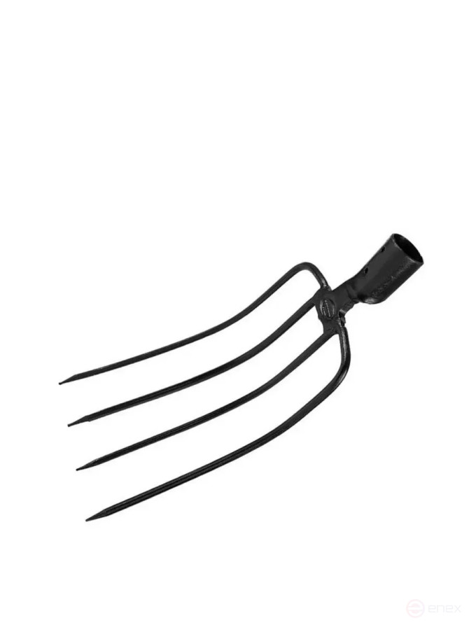 Manure pitchforks 4 horns, rail steel