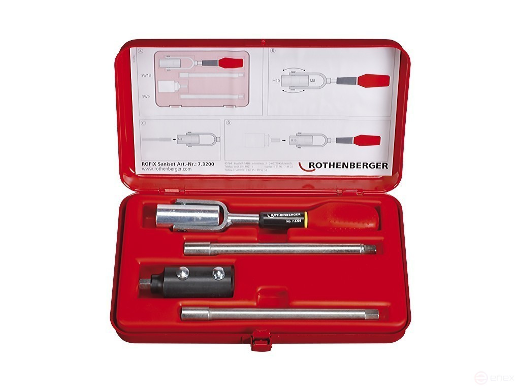 Набор монтажного инструмента ROFIX SANISET (Рофикс Санисет)