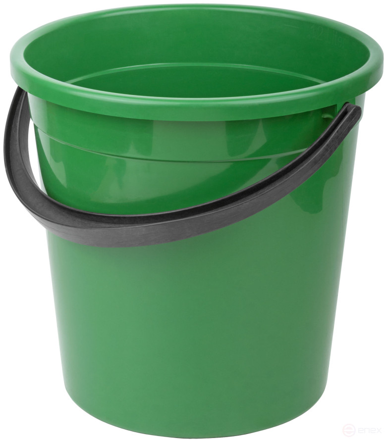 Plastic household bucket 12 l