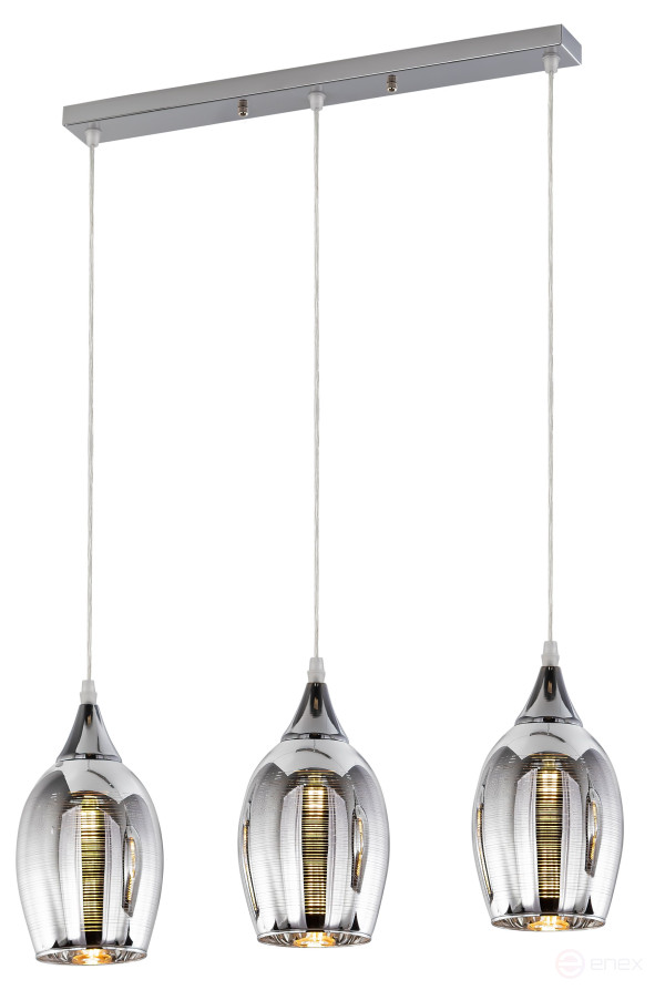 Светильник подвесной (подвес) Rivoli Malady 9123-203 3 х Е27 40 Вт модерн потолочный