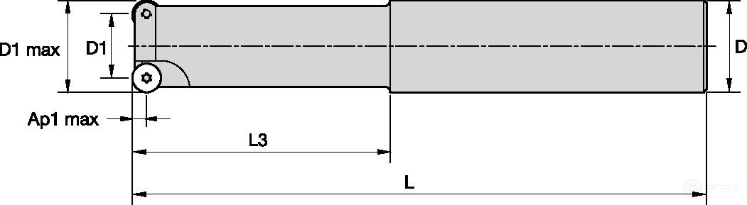 Фреза 20E02R060B20SRD10