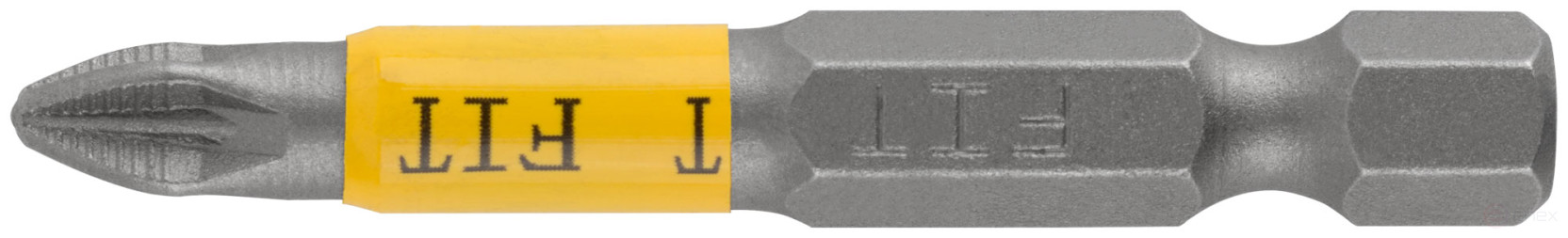 Биты кованые, сталь S2, односторонние 50 мм PZ2, Профи 2 шт., блистер