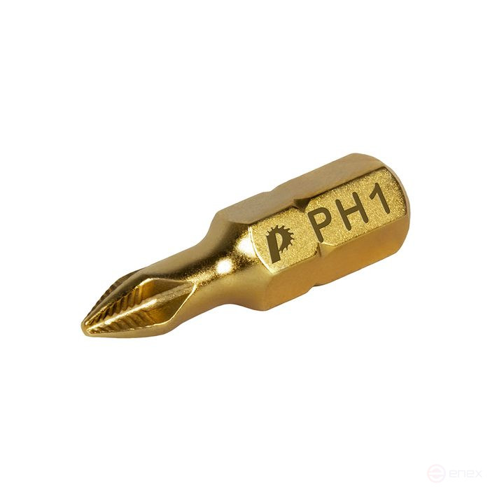 Screwdriver bit PRACTICE "Expert" PH-1 x 25mm Tin (1 pc.), blister