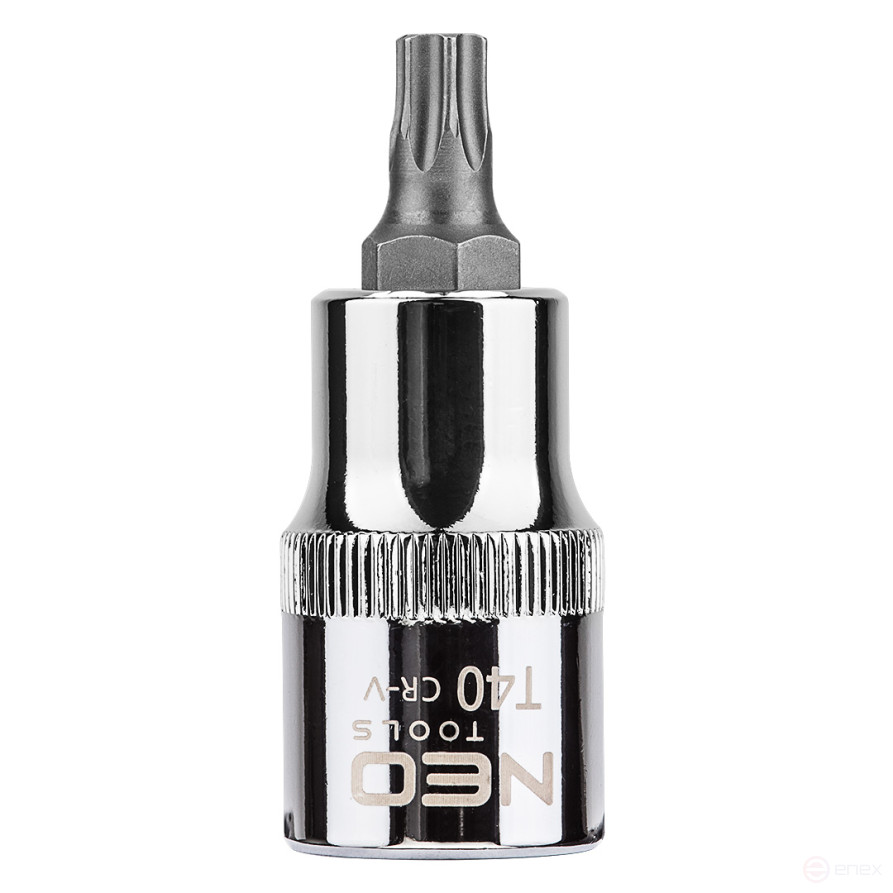 Головка торцевая с битой-вставкой Torx 1/2", T40 x 55 мм