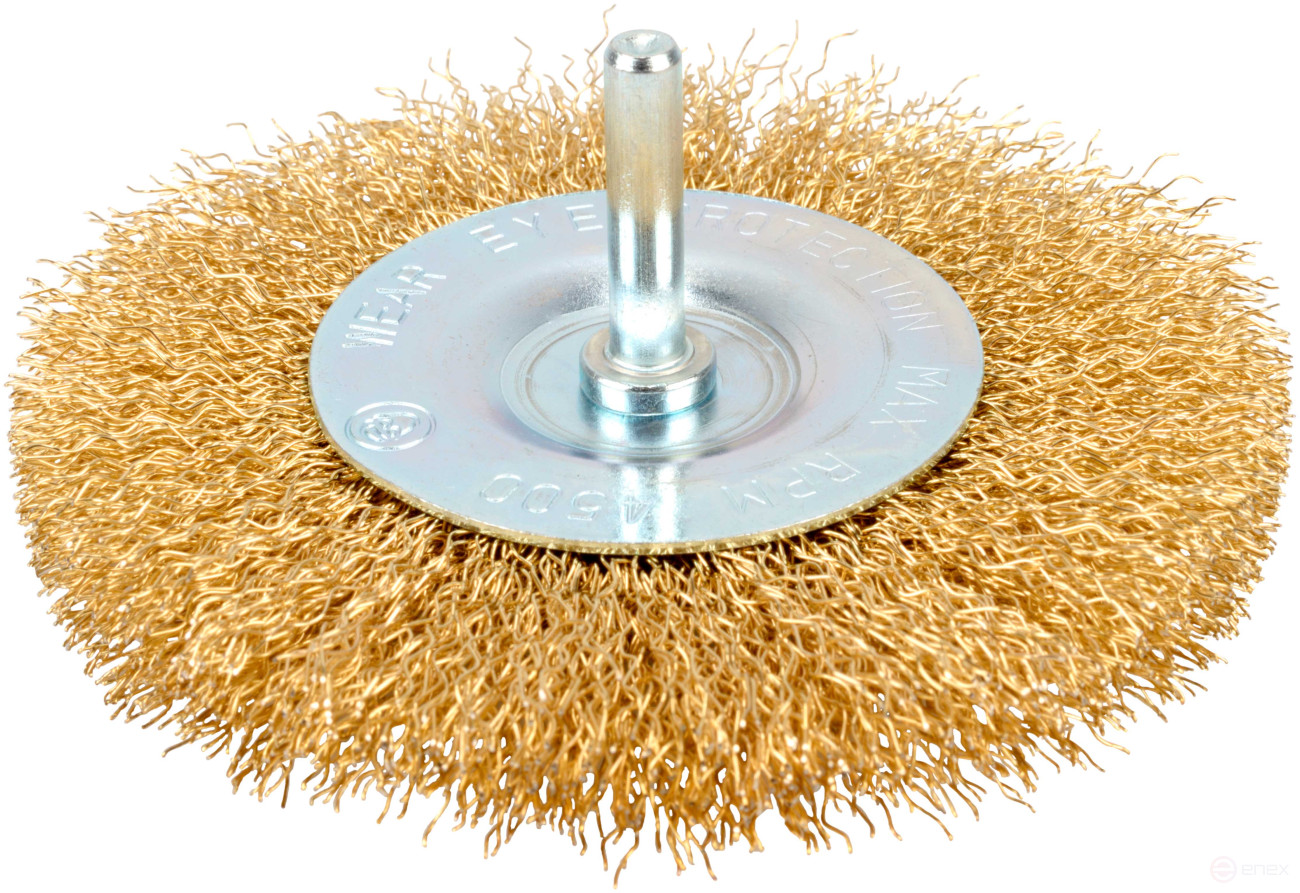 Щетка зачистная для дрели плоская D-75мм.(АвтоDело) 44036