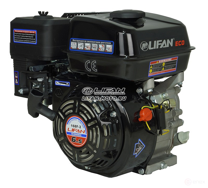 Двигатель Lifan 168F-2 Eco, вал 19мм