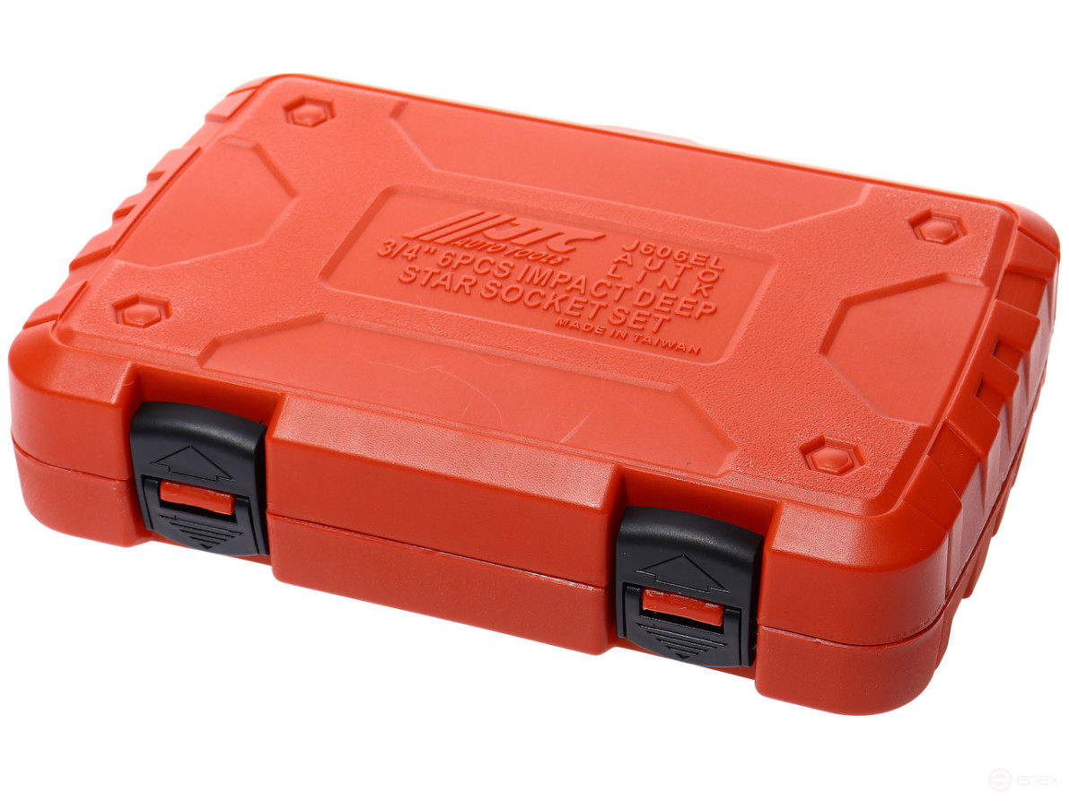 Набор головок торцевых 3/4" TORX (E18-E28) ударных глубоких JTC