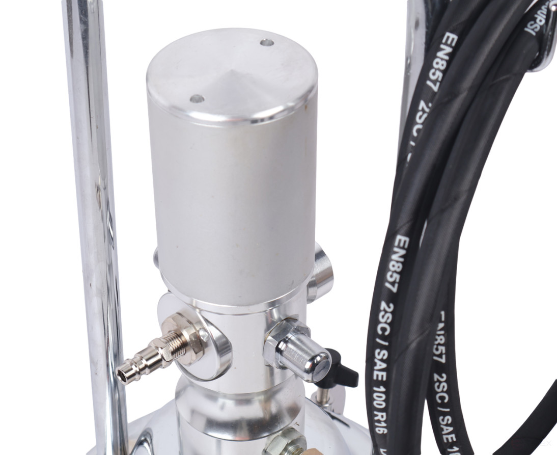 Нагнетатель смазки (солидолонагнетатель) пневматический 13кг GTE