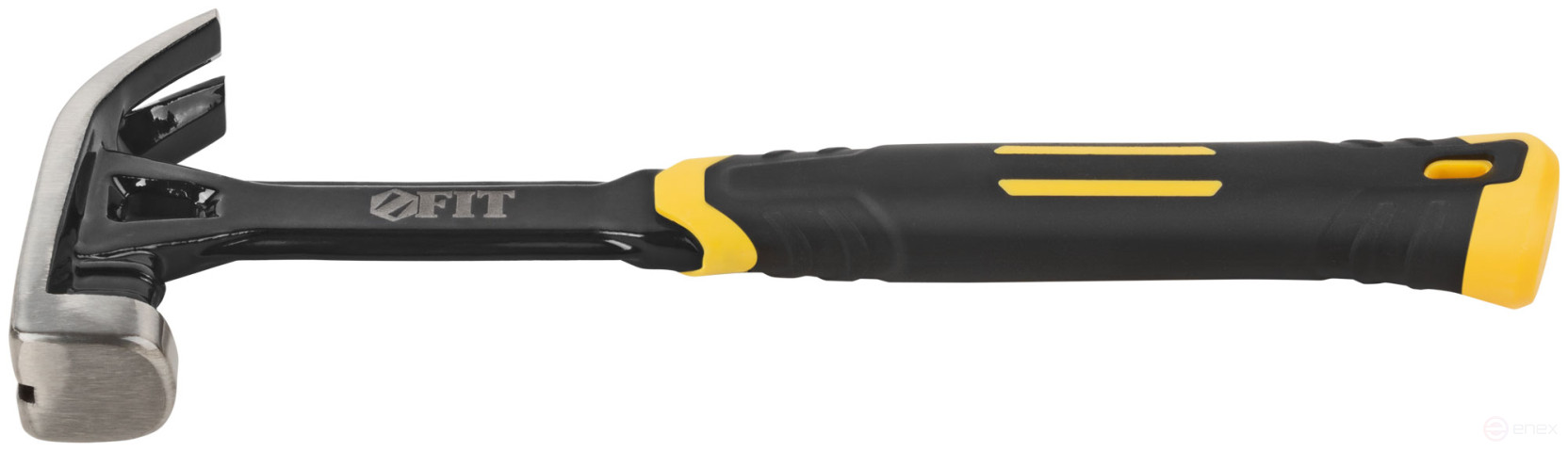 Молоток-гвоздодер, цельнометаллический Профи, 450 гр., вытягивание гвоздей