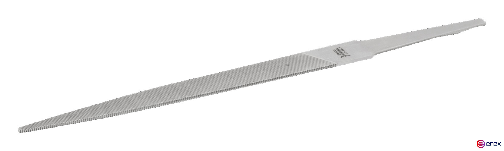 Напильник плоский остроносый без ручки 100 мм, насечка личная