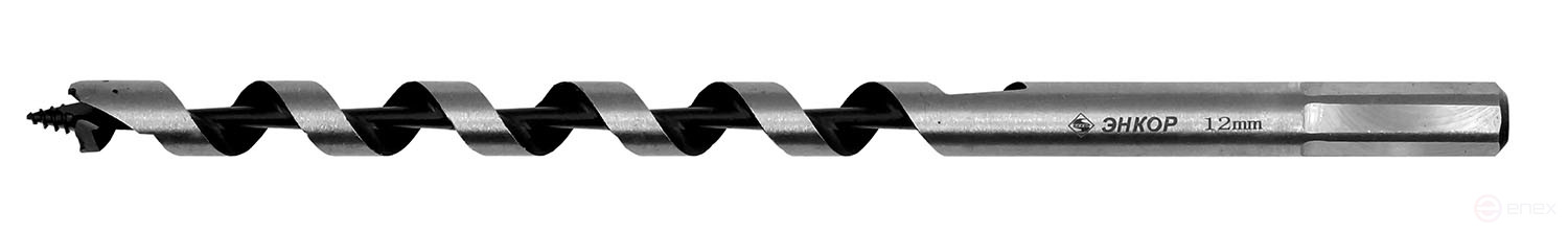 Drill bit for wood 12X230 mm, screw