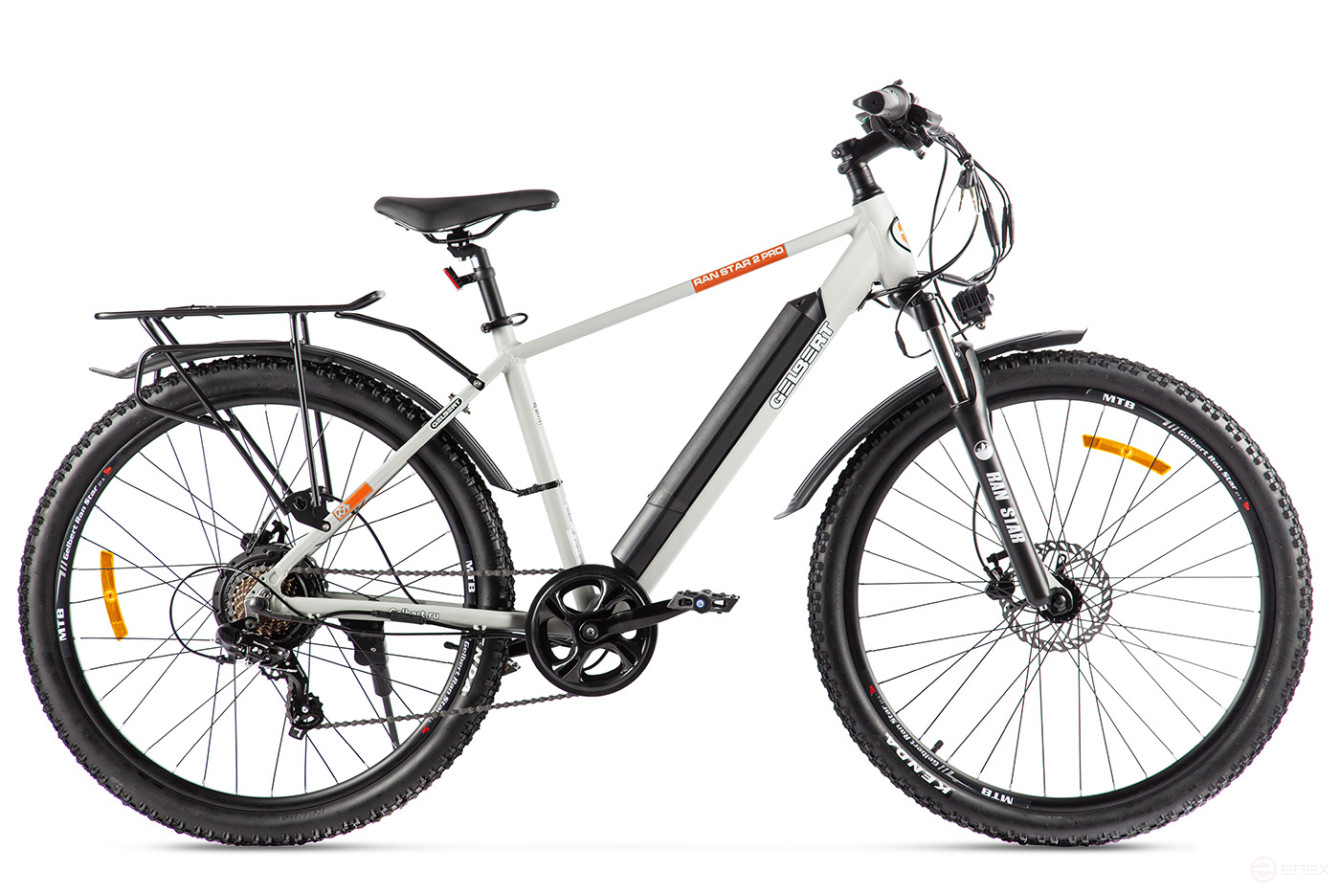 Электровелосипед Gelbert Ran Star 2 PRO, серый