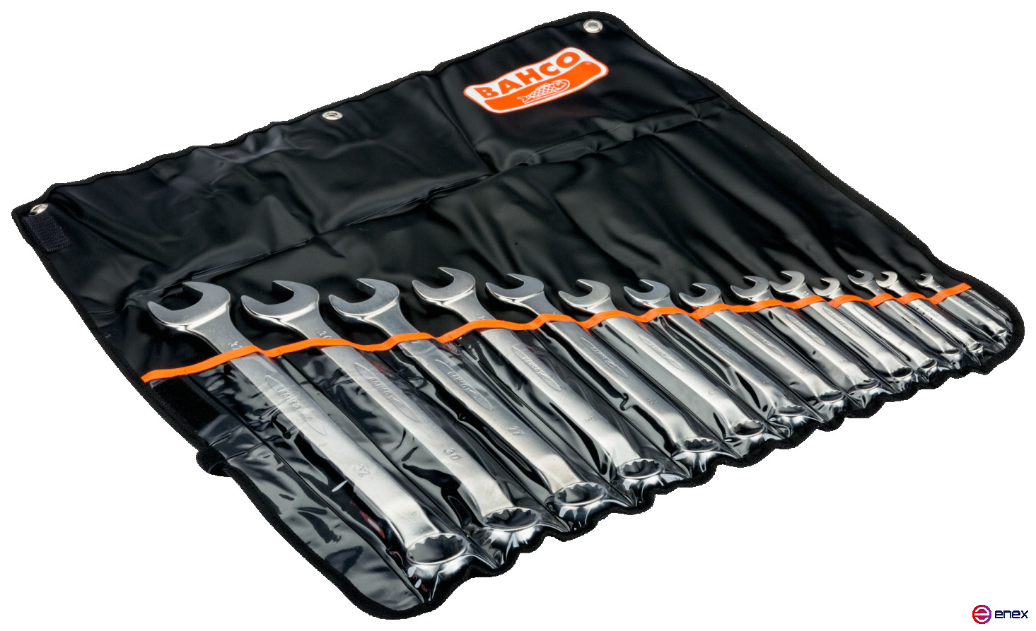 Набор комбинированных изогнутых гаечных ключей 6 - 32 мм, 14 шт