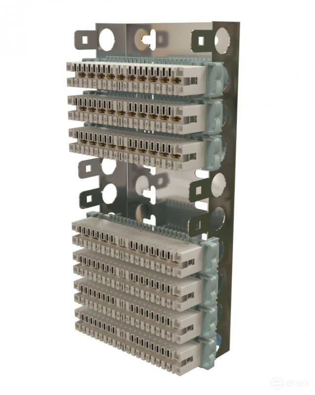 KR-FRAME-100 Frame (mounting clamp) with a depth of 50mm for mounting 10-and plinths for telephony