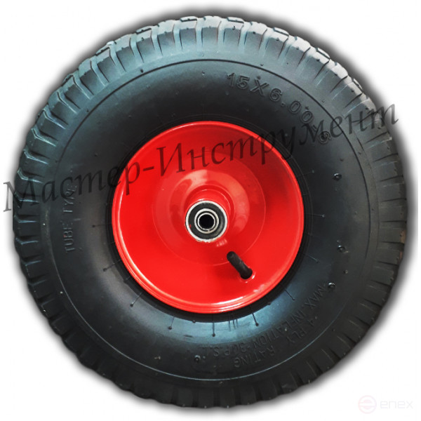 Колесо 6,00-6 D16/12 симметр.ступица L135мм