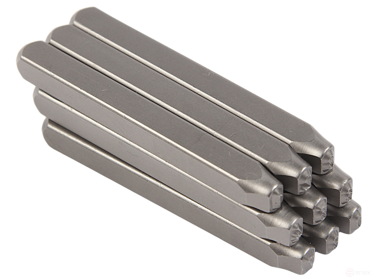 The stamps are digital 3mm (HRC 60+-2 deg. DIN 1451) JTC