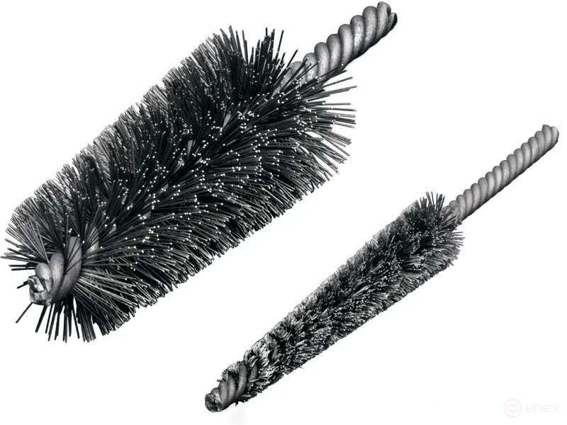 Brush ruff IB, conical, 170*100 mm, diameter 60*95 mm, steel corrugated wire STA 0.35 mm, shank 4.5 mm