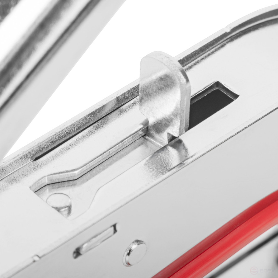 Stapler for narrow staples "type 53" 4-14 mm, 2 impact force positions, spring mechanism, metal housing