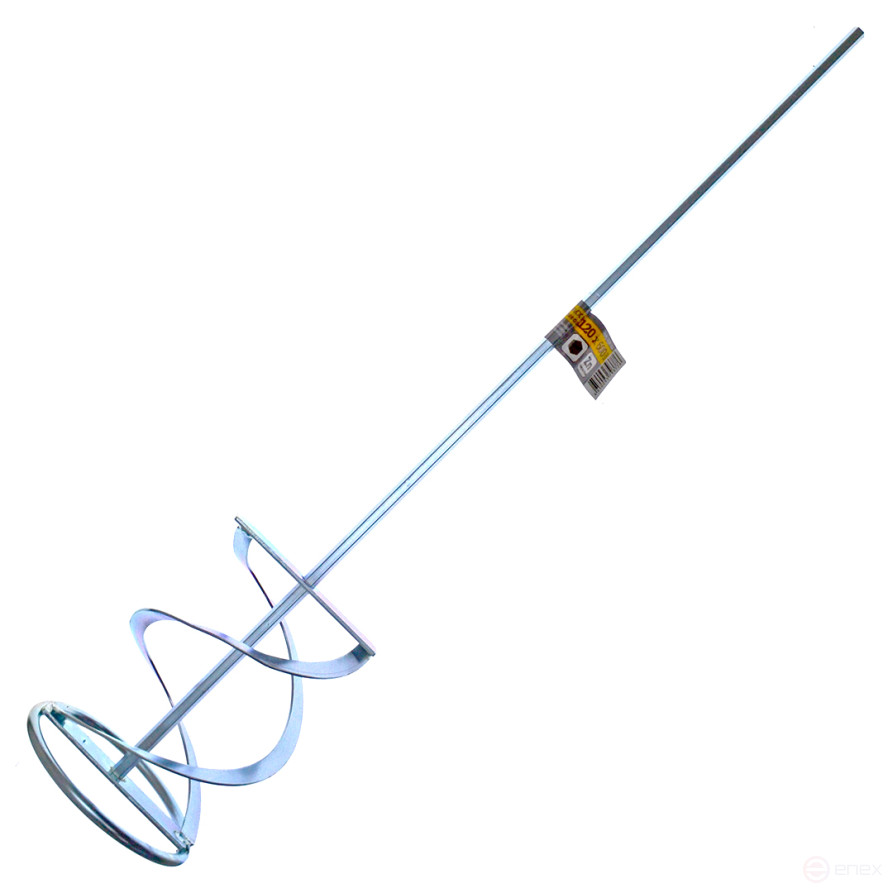 Nozzle for mixing paints and plaster mixes, HEX 8, 120x600mm, CHEGLOCK (20)