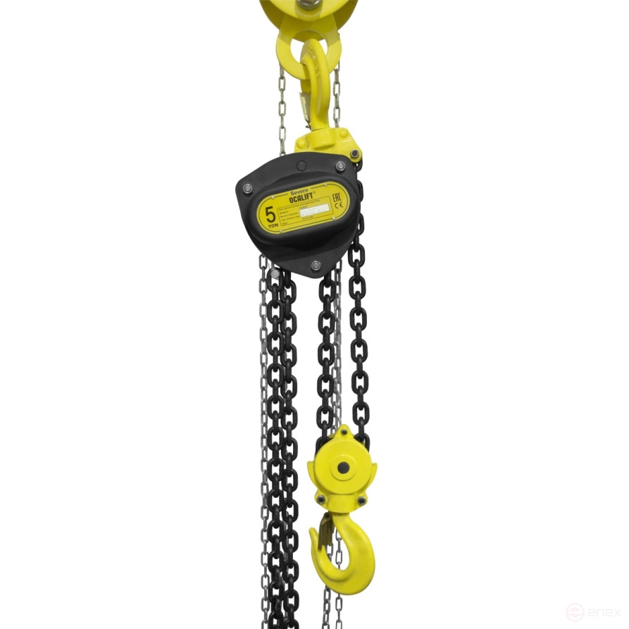 Manual chain hoist OCALIFT SEVERE TRSH 5T 9M
