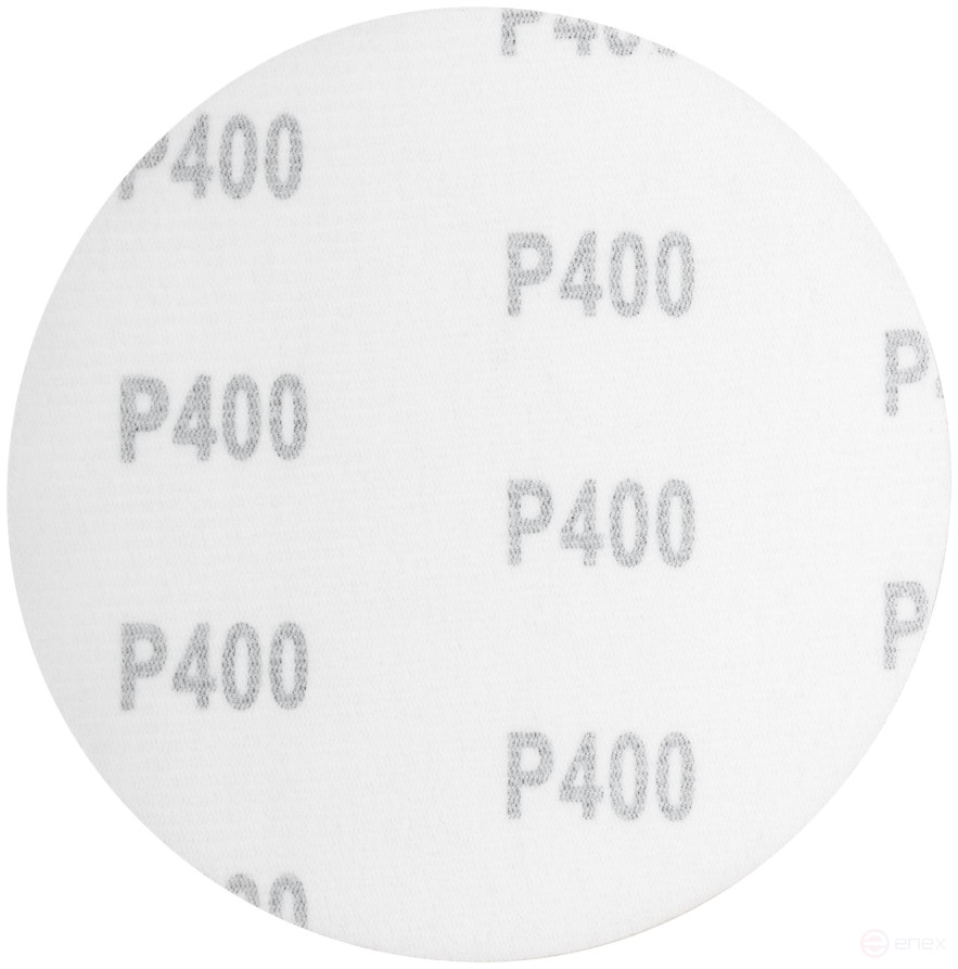 Круги шлифовальные сплошные (липучка), алюминий-оксидные, 125 мм, 5 шт. Р 400