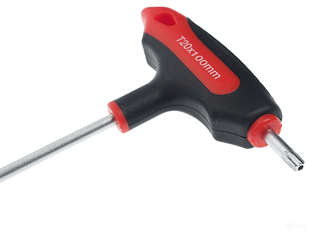 Ключ TORX Т-образный T20H с отверстием JTC