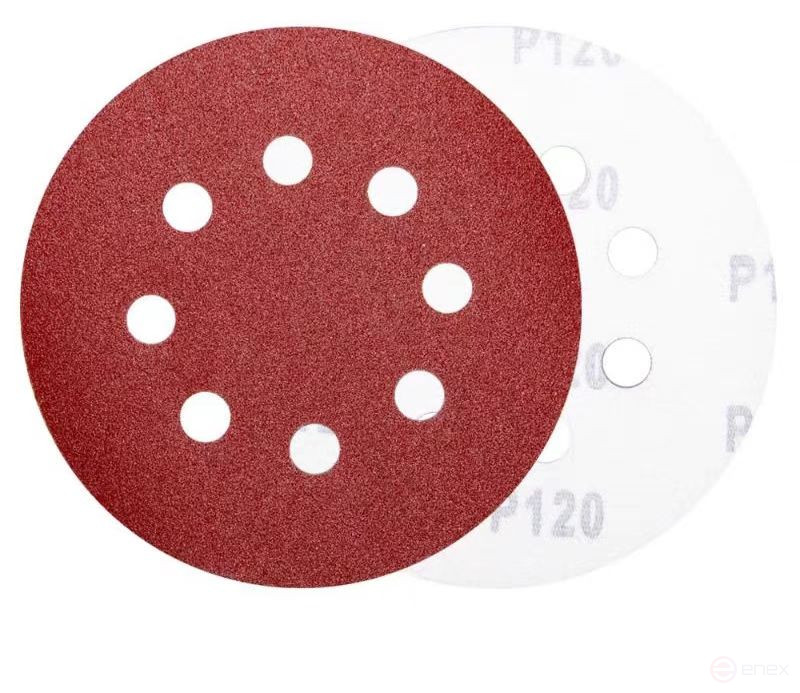 Skole 125 mm Velcro abrasive wheel with holes P36 (pack/100 pcs) DAP-125036